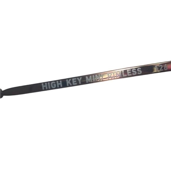 NWT-RARE-Quay high key mini rimless sunglasses.?️ case with Quay cleaning cloth main image 9